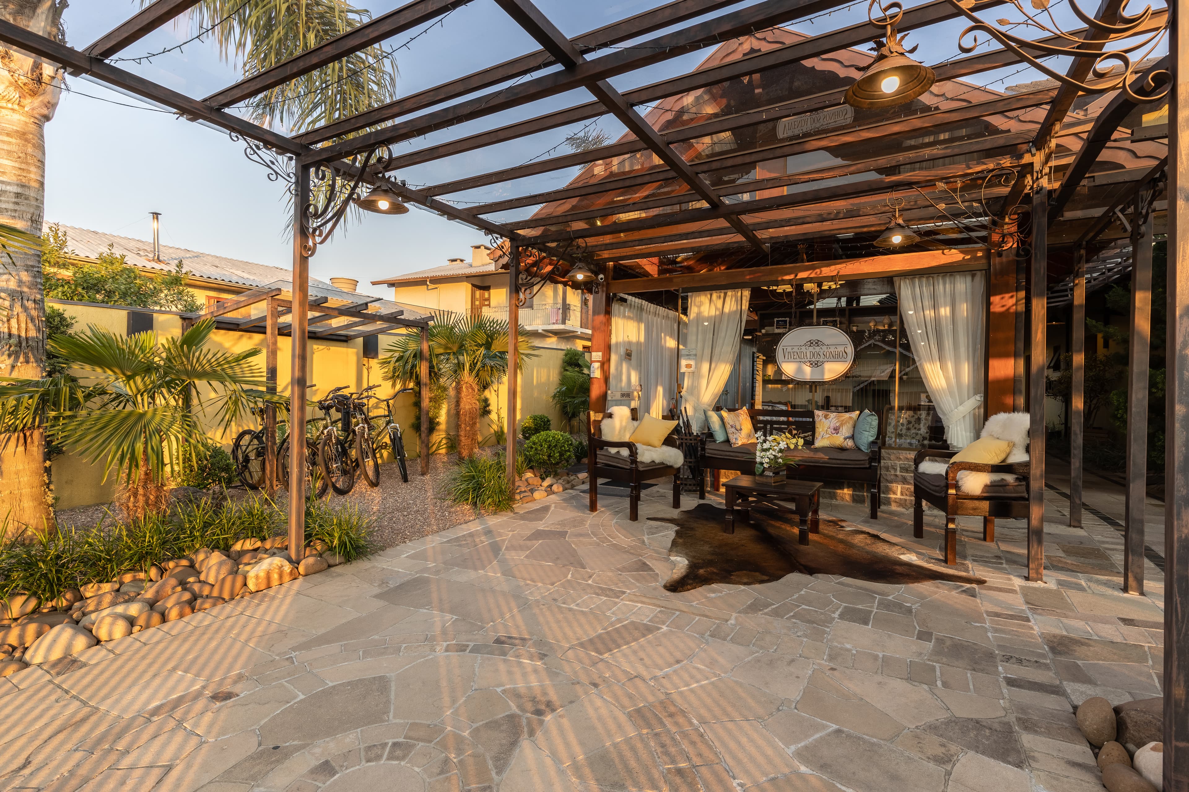 Interior do Hotel Vivenda dos Sonhos